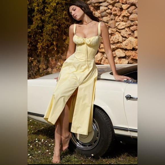House of CB Dresses & Skirts - HOUSE OF CB 'Carmen' Buttercup Bustier Sundress